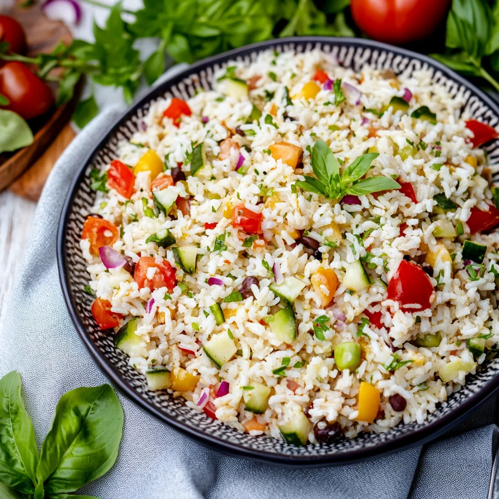 Salad White Rice Rice Salad: An Incredible Ultimate Recipe for a Wonderful Dish | My ...